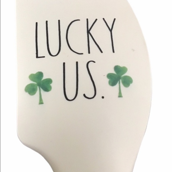 Rae Dunn Irish Spatula & Pot Holder In Kelly Green & White - Picture 3 of 6